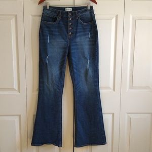 American Tag off the Rack Button fly flares Size 28/9